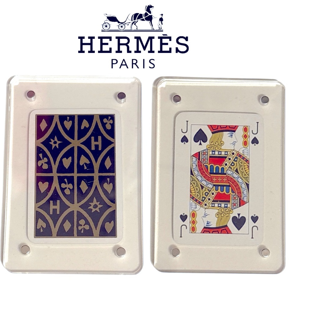 Hermes Jack of Spades Art Deco Mini in a Magnetic Sealed Card Holder